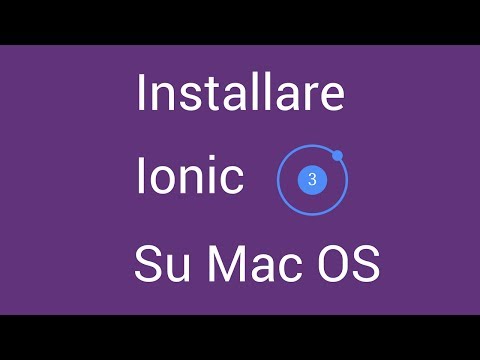 Ionic 3 | Installazione su Mac