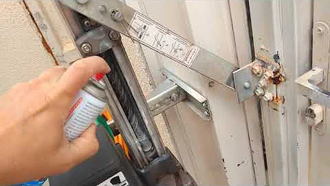 Onde colocar graxa no portão eletrônico?