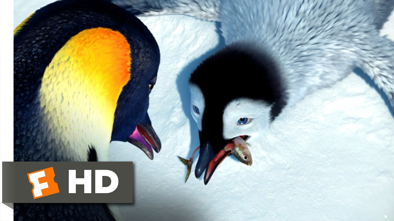 Happy Feet 210 Movie CLIP   Take the Fish 2006 HD