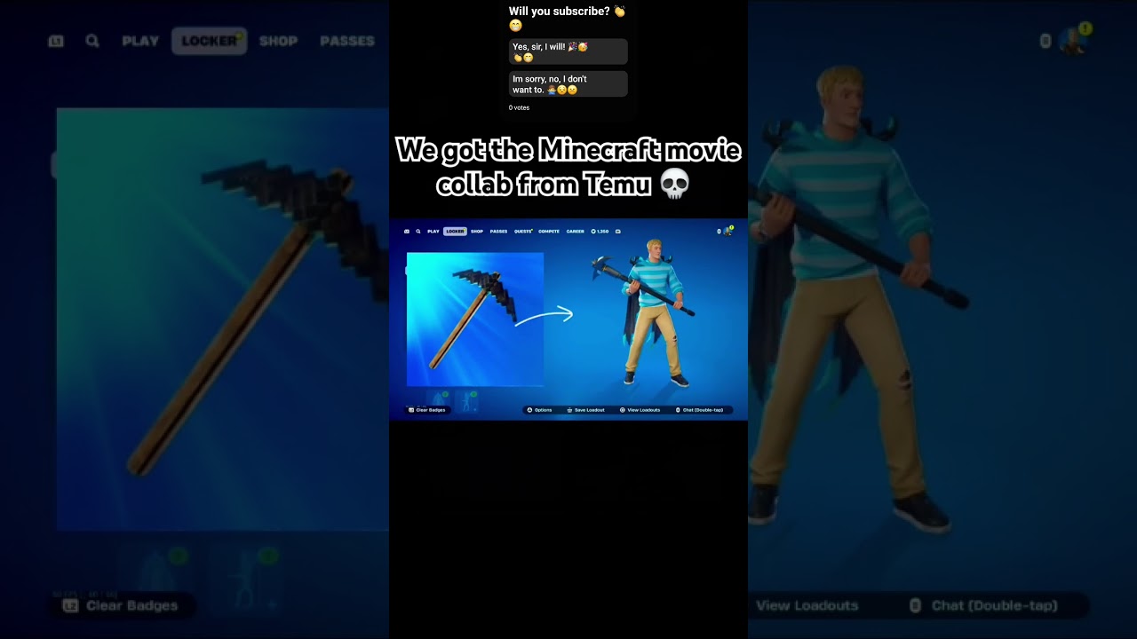 We got the Minecraft movie collab from Temu... 💀🤑💸😁 