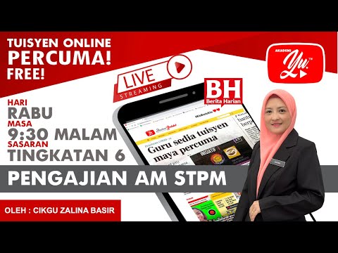 PENGAJIAN AM STPM, ABK SEM 3 OLEH CIKGU ZALINA BASIR #46