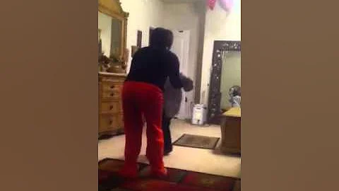 April & Makhail McCoy dancing