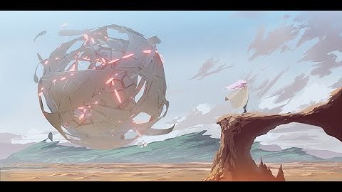 Blender 3D | Grease pencil | practice | Fantasy Anime scene