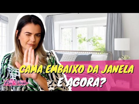 DICAS DE CORTINAS E CABECEIRAS PARA CAMAS EMBAIXO DA JANELA