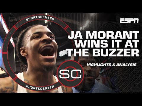 CALL 12! 📲 Ja Morant scores HISTORIC game winner in return from suspension | SportsCenter