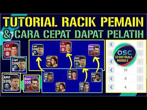 TUTORIAL LENGKAP CARA RACIK PEMAIN LEWANDOWSKI 100 CARA CEPAT DAPAT PELATIH EFOOTBALL 2022 MOBILE