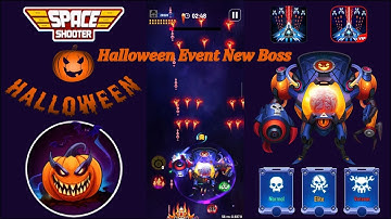 Galaxy Attack Space Shooter Halloween Event Biss Fight Review & Gameplay By Apache gamers