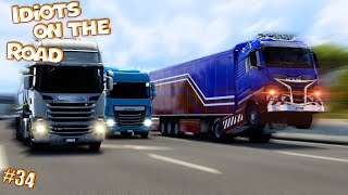 Idiots On The Road Crashes & Funny Moments Ets2Mp Tmp Euro Truck Simulator 2 Multiplayer