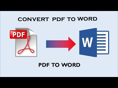 How To Convert PDF to Word Online FREE Without Email 2018