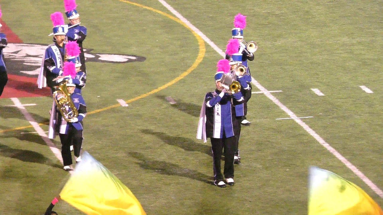 [4K with pan/zoom] Xenia HS Buccaneers at 2019 Kenton Ridge Band Show ...