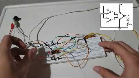 NOR Gate Experiment & OR + NOT Gate Experiment | (74LS02 / 74LS32 + 74LS04) Breadboard & 5V PS