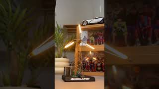 Handmade DIY windmill night light model ornament#model #toys