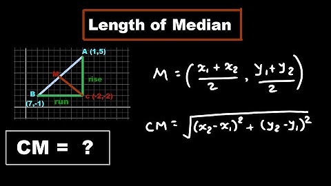 Geometry: Finding the Length of a Median in a Triangle | Wadhvaniya Academy