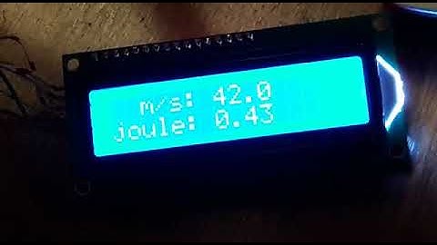 BALLISTIC CHRONOGRAPH ARDUINO
