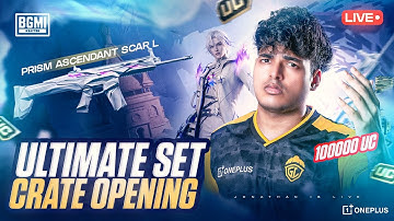 100,000 UC SOULBOUND SCAR-L OPENING | JONATHAN IS BACK! | BGMI