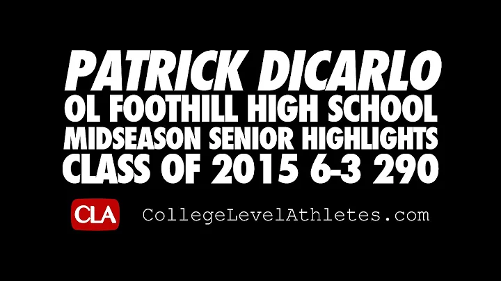 Patrick DiCarlo Midseason Highlights 6'3 290 (Foot...
