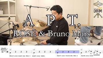 APT. -ROSÉ & Bruno Mars  DRUMCOVER