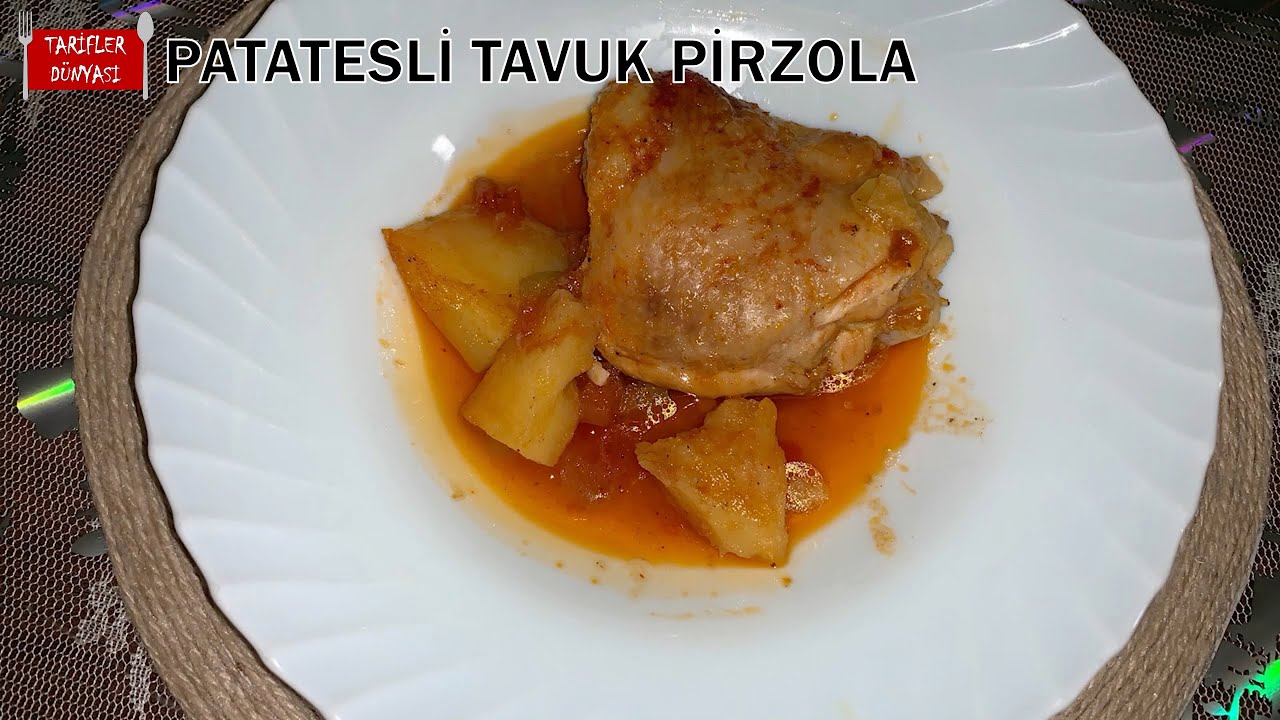 PATATESLİ TAVUK PİRZOLA | Pratik ve Besleyeci Akşam Yemeği PATATESLİ TAVUK PİRZOLA | Pratik ve Besleyeci Akşam Yemeği