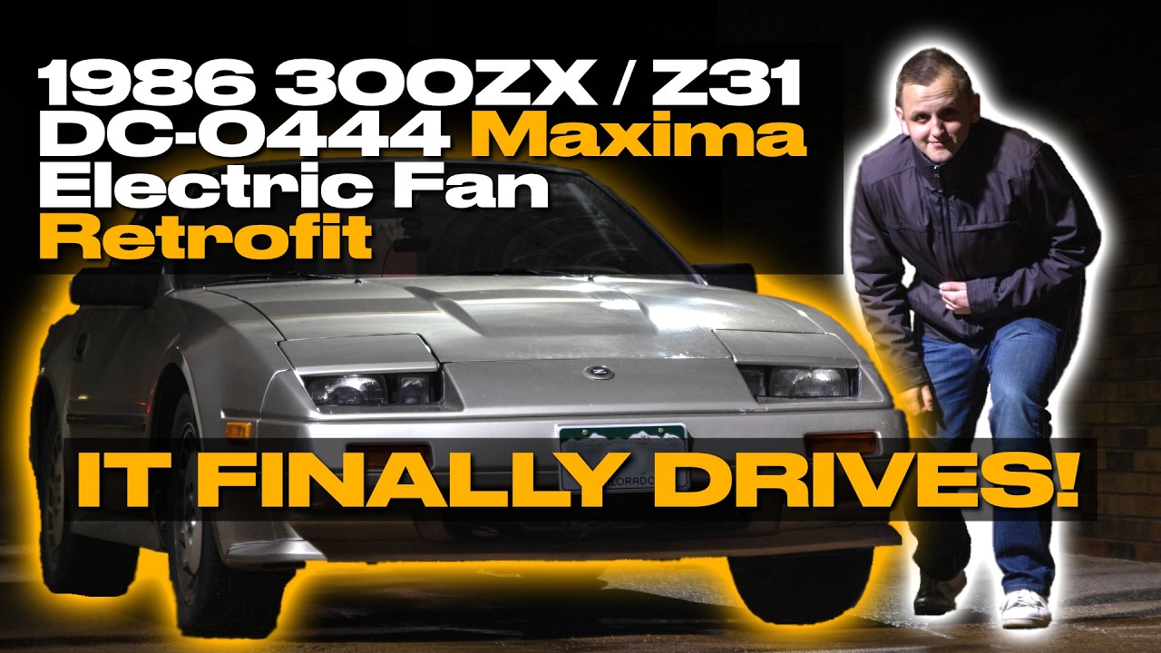 FANATIC♢CRISIS SLEEPLESS MERRY-GO-ROUND Fixing the 1986 300ZX's Overheating with Junkyard Maxima Fans & a