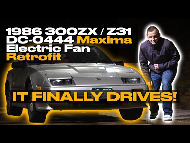Fixing the 1986 300ZX's Overheating with Junkyard Maxima Fans & a