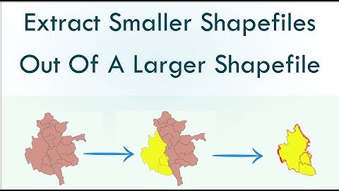 How to Extract Smaller Areas From A larger Shapefile in QGIS