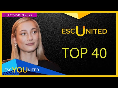 EUROVISION 2022: Top 40 (ESC United Members Ranking) - ROUND 14