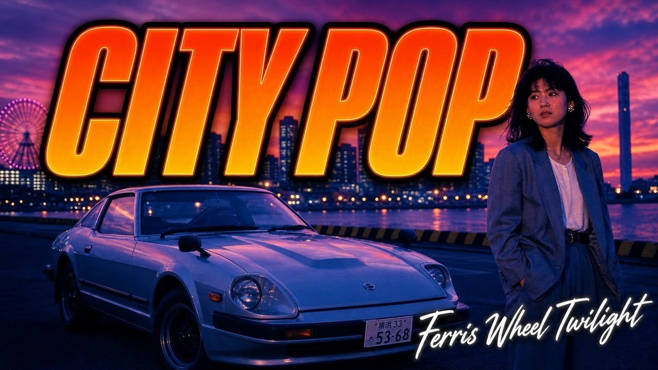 80s Japanese City Pop｜夕暮れの観覧車で待っている。Ferris Wheel