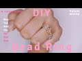 DIY Bead Ring 💖 | Simple DIY |Sailormoon Vibes 🎀