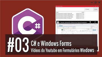 3 - Exibindo o Vídeo no Formulário [C# e Windows Forms: Vídeos do Youtube em Formulários Windows]
