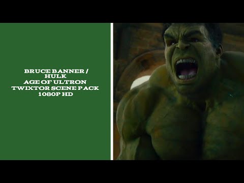 Bruce Banner / Hulk (Avengers: Age of Ultron) | Twixtor Scene Pack (1080p HD)