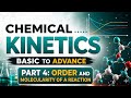 Order of a reaction and molecularity of a reaction#viral  #viralvideo class 12 and B.Sc.
