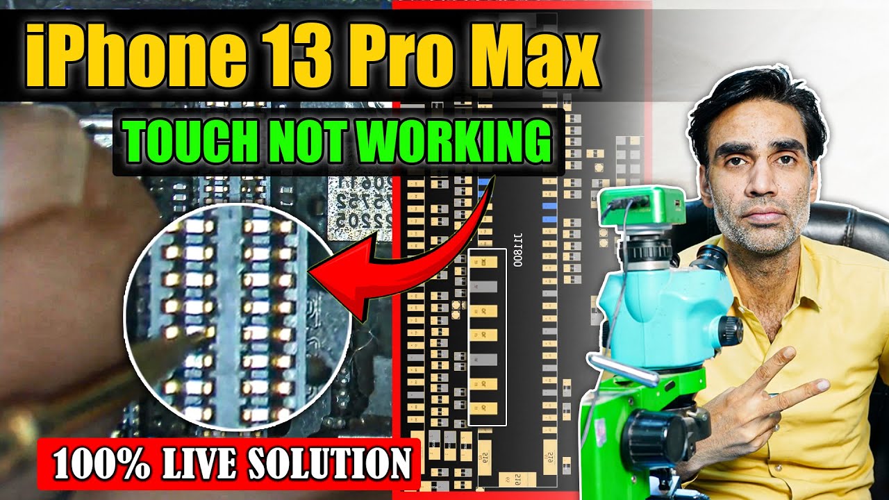 Touch Not Working - iPhone 13 Pro Max || 100% Live Hardware Solution #akinfo #iphonerepair