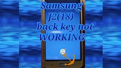 SAMSUNG J2-(2018) BACK BUTTON NOT WORKING 100% SOLUTION||J250f/ds back button solution