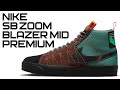 NIKE SB ZOOM BLAZER MID PRM | УТЕПЛЕННЫЕ КРОССОВКИ | DC8903 300