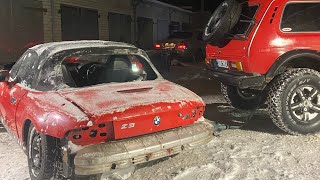 Lada Niva swap BMW 1.8IS