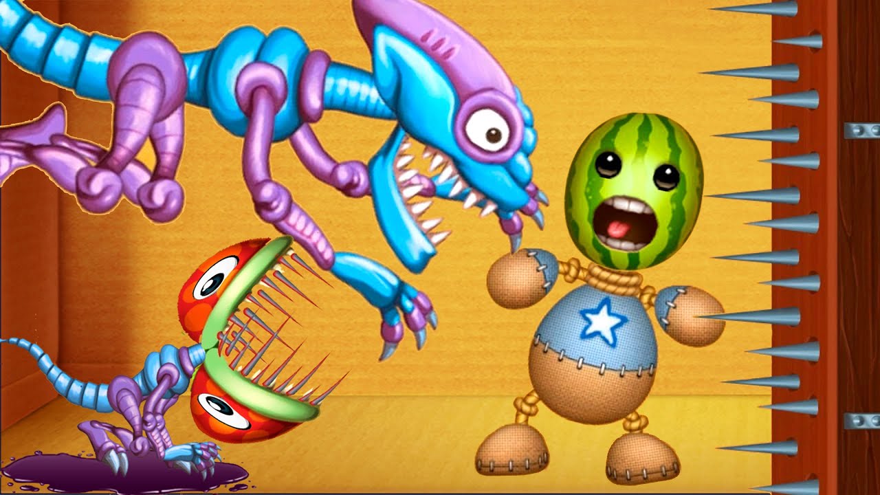ALIENS vs WATERMELON BUDDY || Kick The Buddy - YouTube