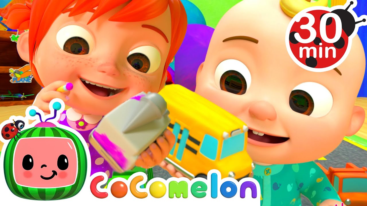 The Car Color Song | CoComelon Nursery Rhymes & Kids Songs