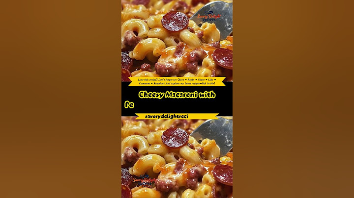 Cheesy Macaroni with Pepperoni and Pizza Toppings