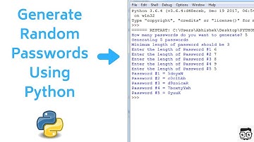Generate Random Passwords Based On User