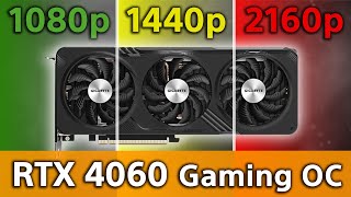 RTX 4060 1K+2K+4K تجربة الألعاب على الوضوحات الثلاث