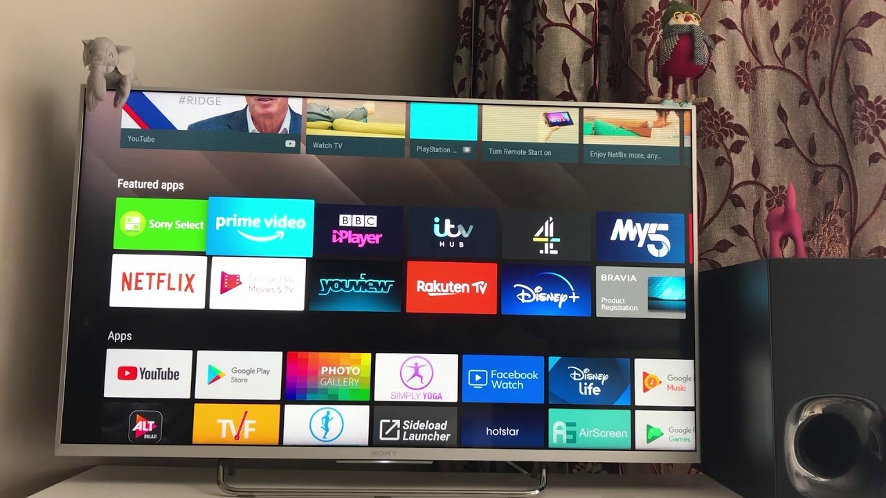 Sony Android TV apps list | Android TV Google Play Store apps | Bravia Smart TV featured Apps Review