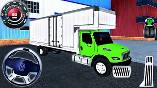 Cargo Crew: Port Truck Driver Simulator #2 - New Vehicle Box Truck Garage Drive - Android GamePlay screenshot 4