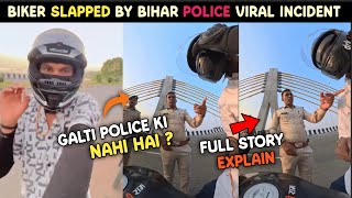 Bike Rider Slapped By Bihar Police Viral Incident Full Story Bihar Police Slap Bike Rider Viral