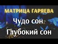 Матрица Гаряева - глубокий, здоровый сон.