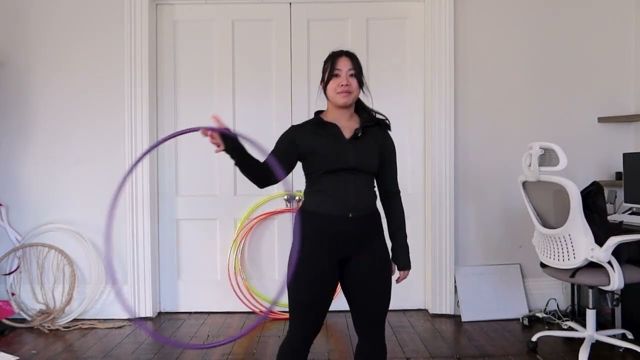 Урок по кручению обруча для начинающих | Техника "призрачного плетения" (BTB Ghosting Weave)