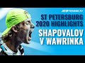 Denis Shapovalov vs Stan Wawrinka: Best Moments! | St Petersburg 2020