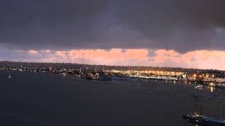 San Diego sunset time-lapse