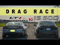 2022 Lexus IS500 vs 2022 Chevy Camaro LT1 10 Speed, shocked! Drag and Roll Race.
