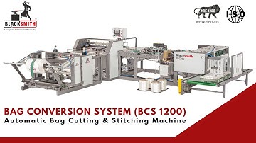 Bag Conversion System | BCS 1200 |Automatic Bag Cutting and Stitching Machine #bagmakingmachine #bcs