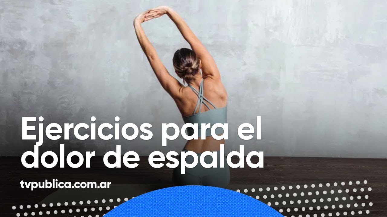 Ejercicios para el Dolor de Espalda - En Casa - YouTube